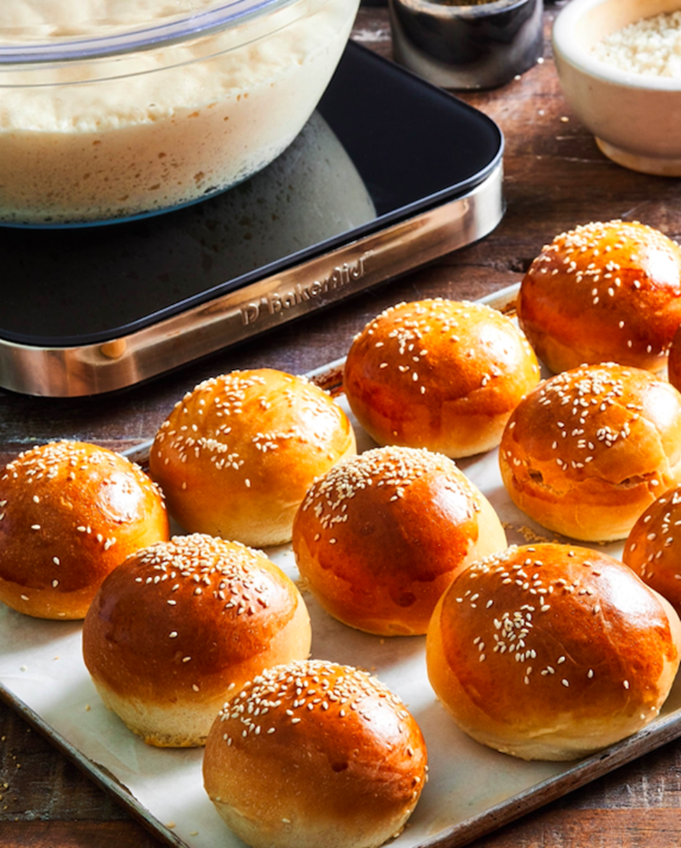 Burger Buns made with D'BakerAid